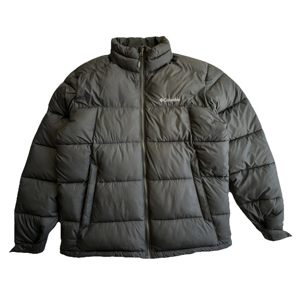 Columbia Omni-Heat Thermo Reflective Jacket Black Mens Large *CO Logo 1738021